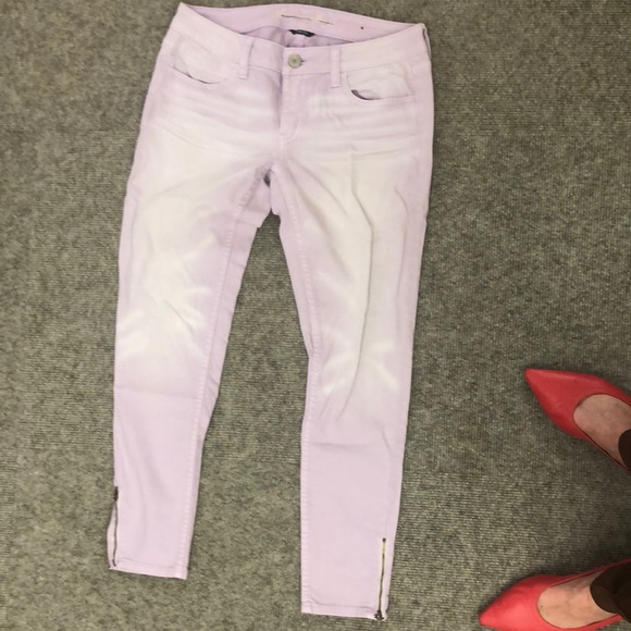American Eagle Lavender jeans size 6 - Picture 1 of 7